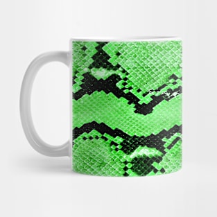 Green Snake Skin Pattern Mug